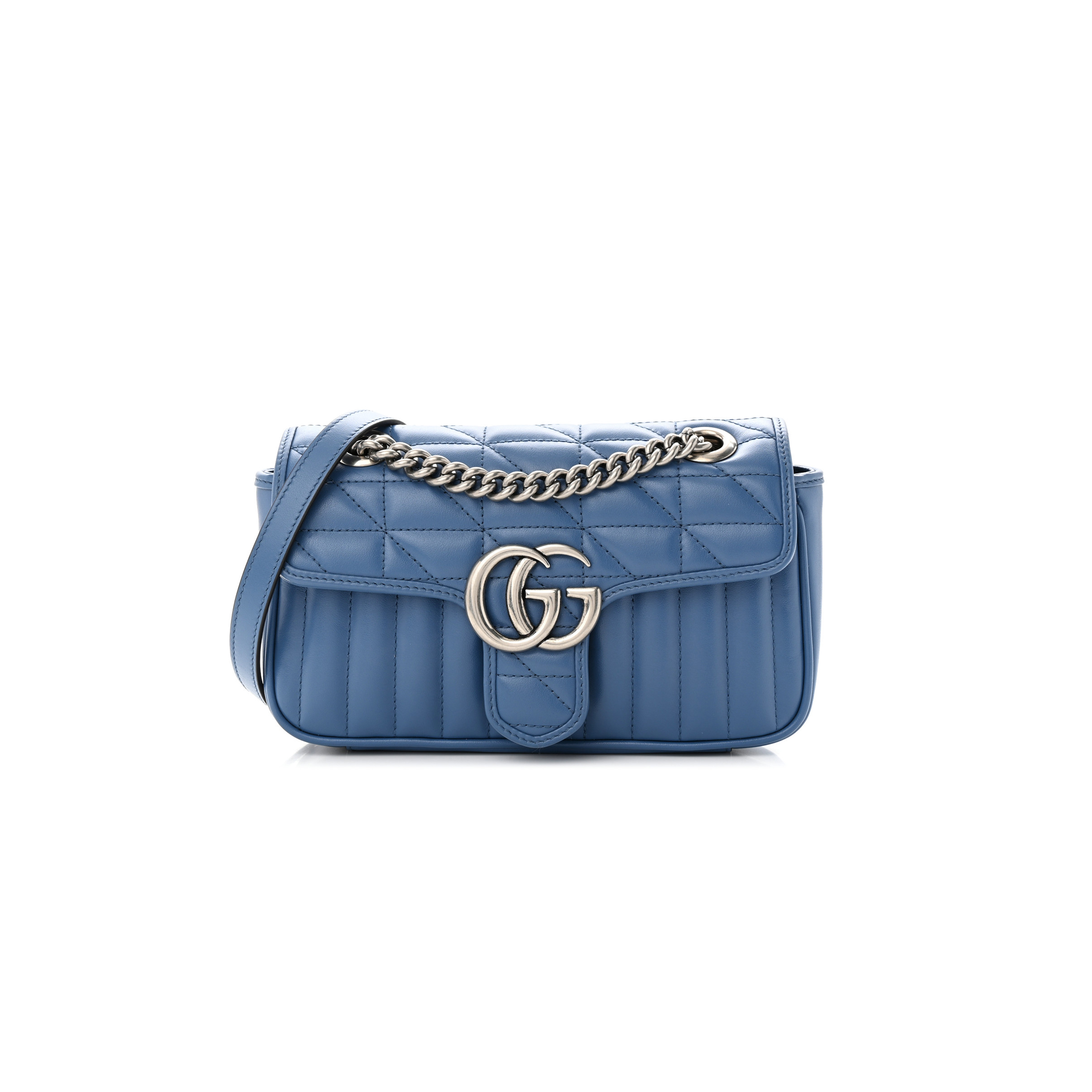 GUCCI GG MARMONT MATELASSÉ MINI BAG 446744 (23*14*6cm)